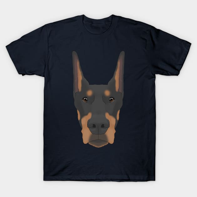 Doberman T-Shirt by childofthecorn